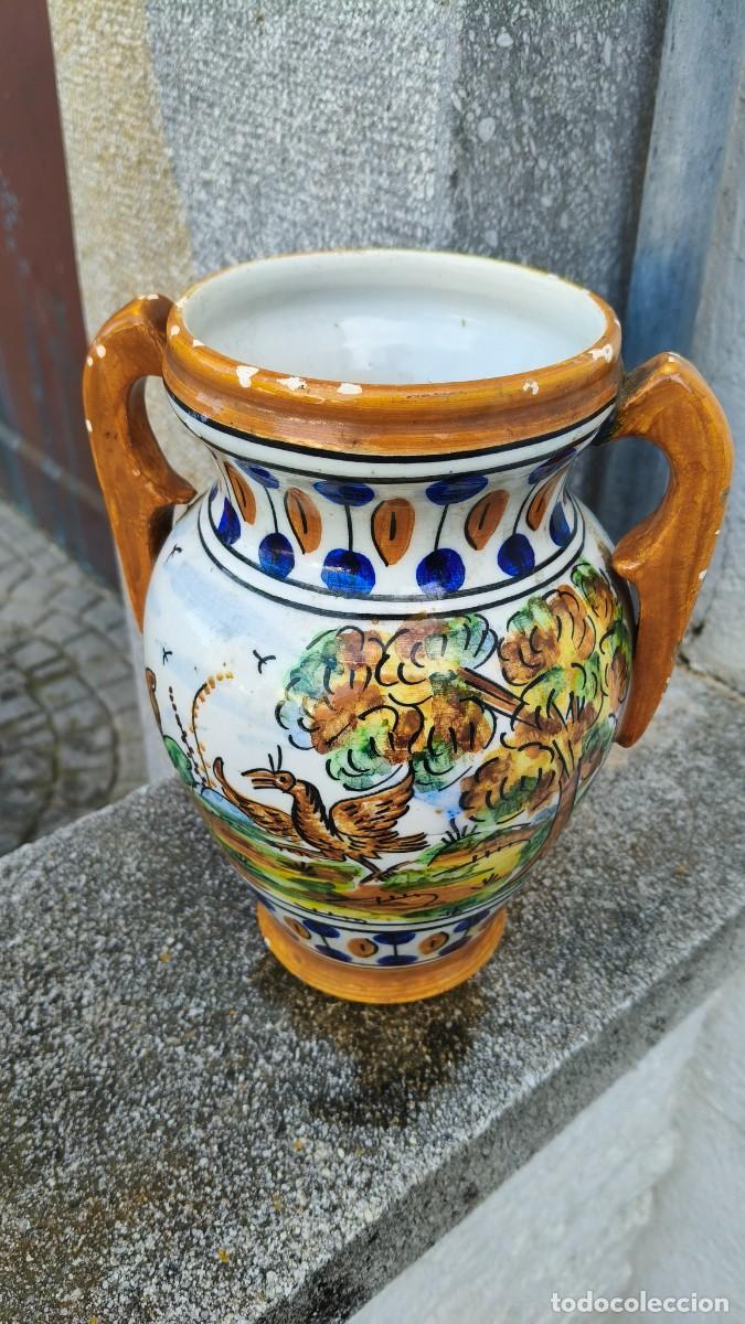 Antig&uuml;edades: Vase ancien Talavera 1950