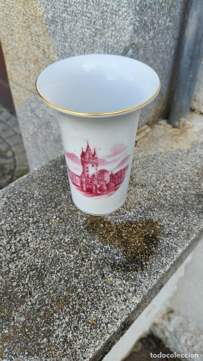 Antig&uuml;edades: Vase Allemagne porcelaine fine art