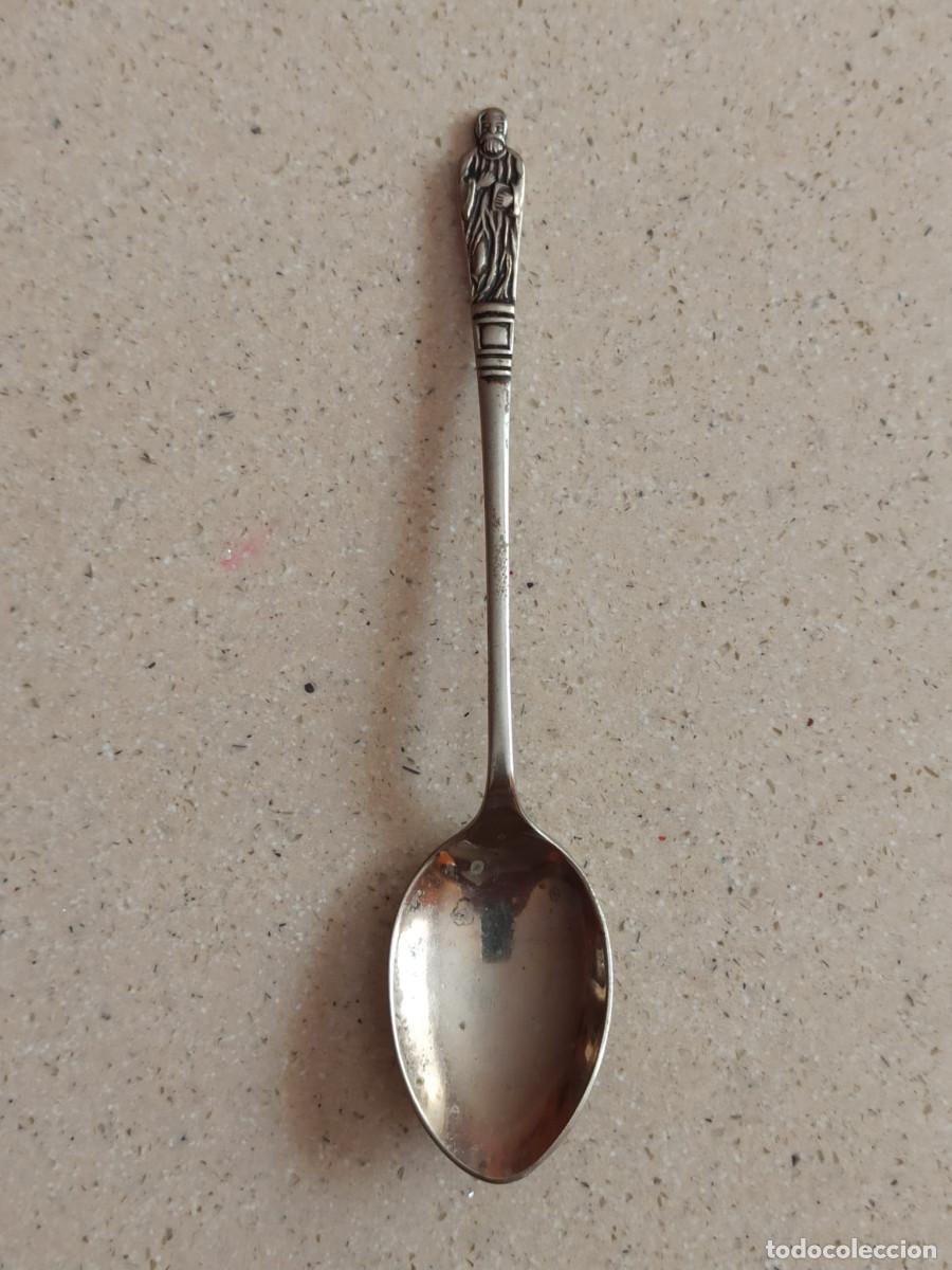 Antig&uuml;edades: Cuichara Plata Figura Hombre