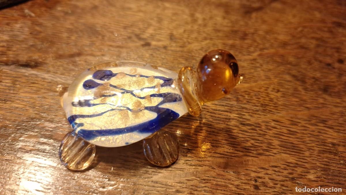 Antig&uuml;edades: Tortuga de Cristal de Murano