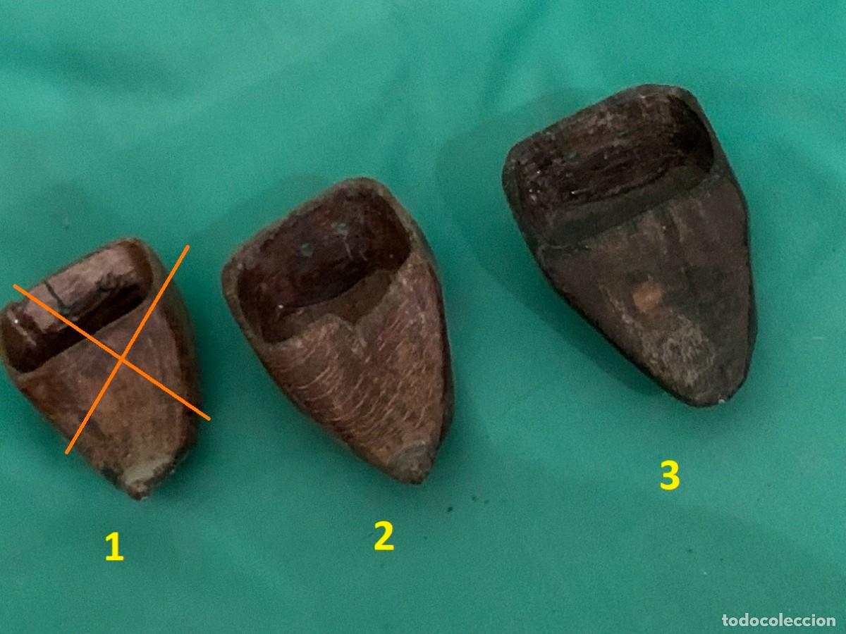 Antig&uuml;edades: Dediles de madera antiguos