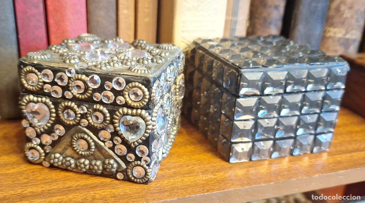 Antig&uuml;edades: Dos Cajas Joyeros de Madera Italia Oltrefrontiera