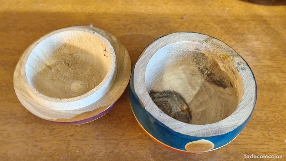 Antig&uuml;edades: Caja Joyero de Madera Lacada - Foto 4