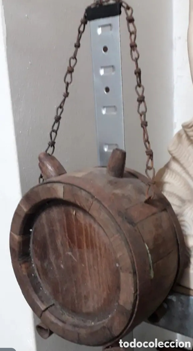 Antig&uuml;edades: magn&iacute;fica Cantimplora militar &eacute;poca guerra independencia espa&ntilde;ola, guerra napole&oacute;nica (1808-1814)