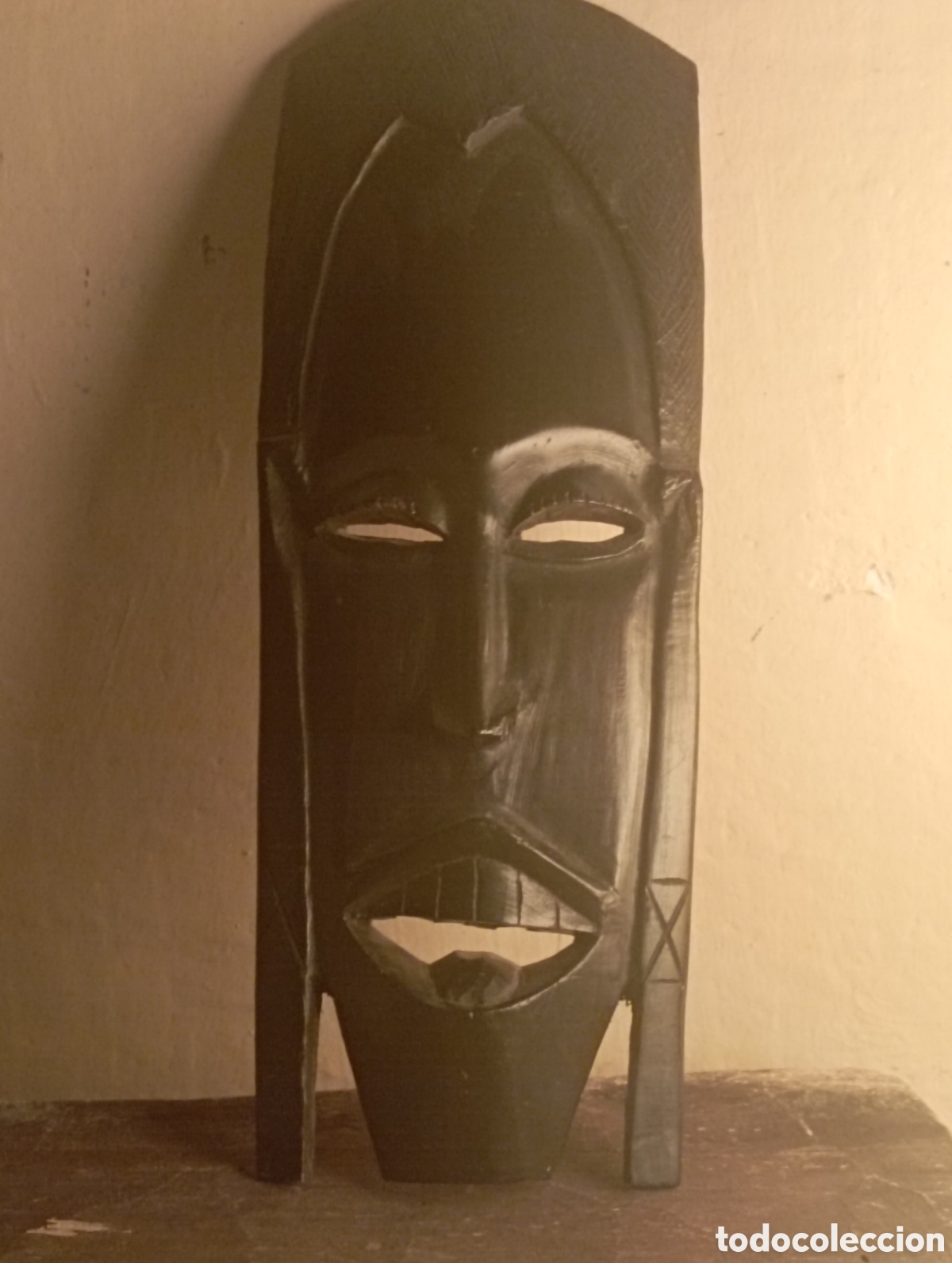 Antig&uuml;edades: M&aacute;scara Ebano &Aacute;frica Occidental,