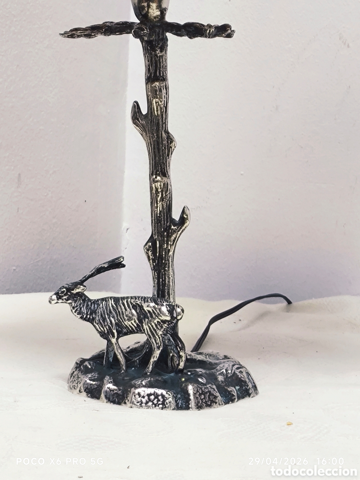 Antig&uuml;edades: Lampara estilo Art Dec&oacute; a&ntilde;os 60