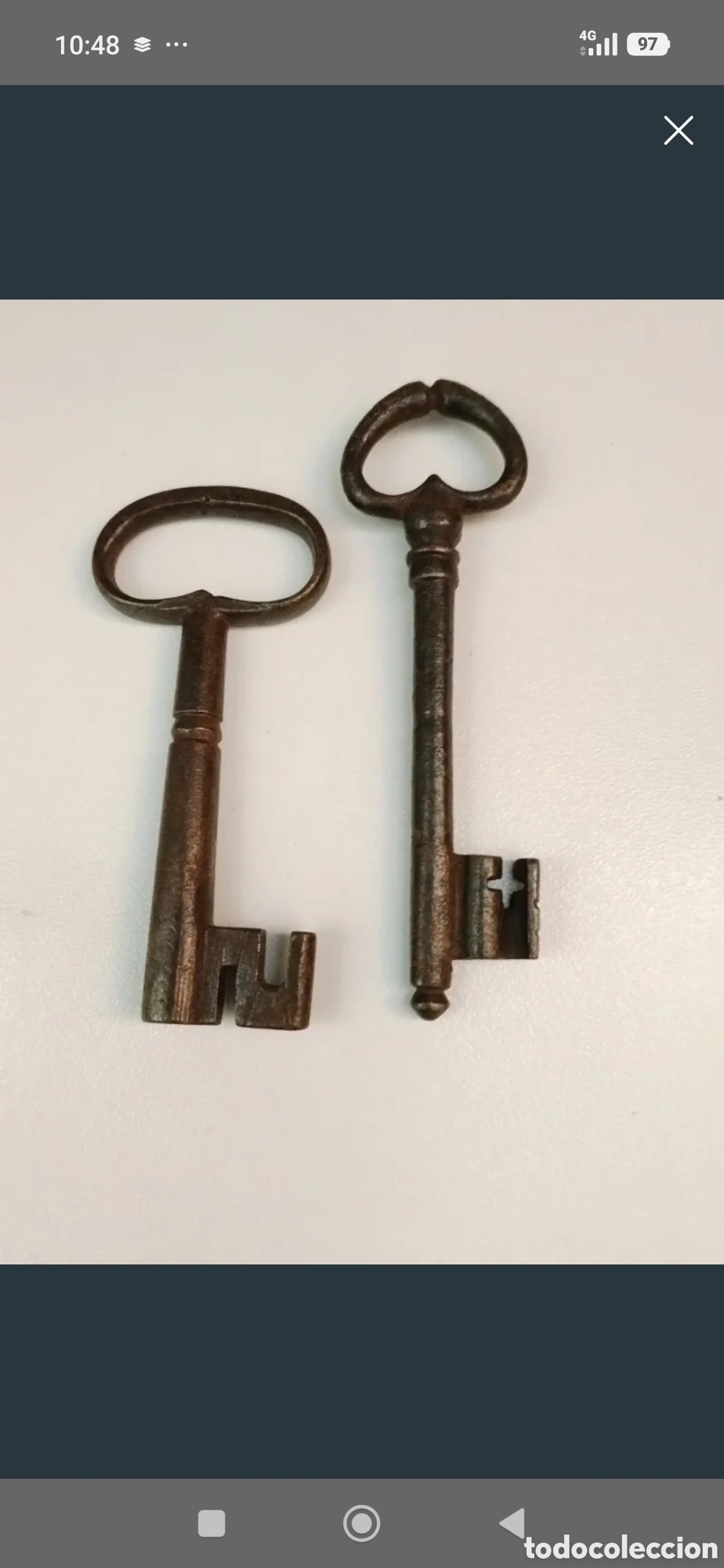 Antig&uuml;edades: Due chiavi belle antiche