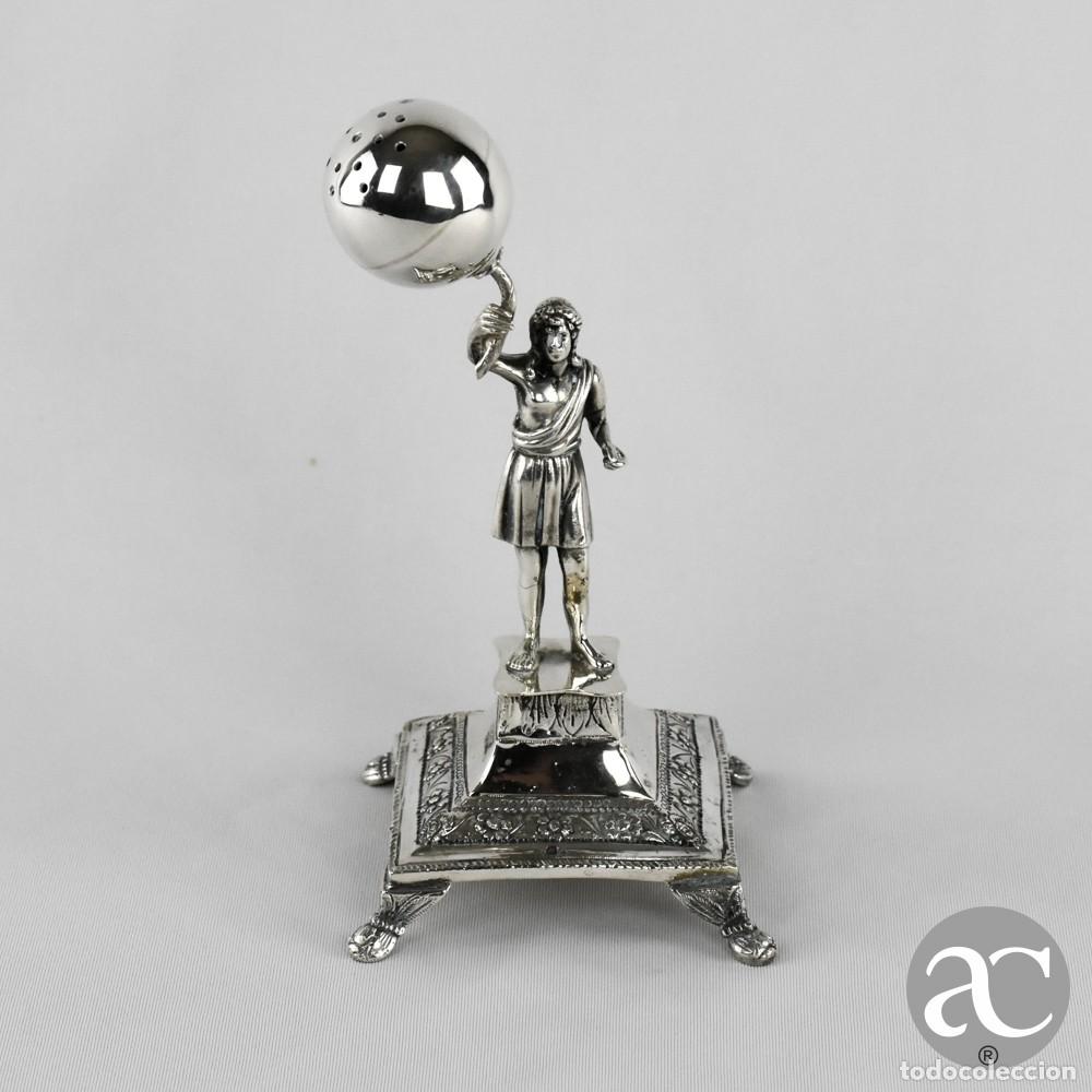 Antig&uuml;edades: Paliteiro em prata portuguesa