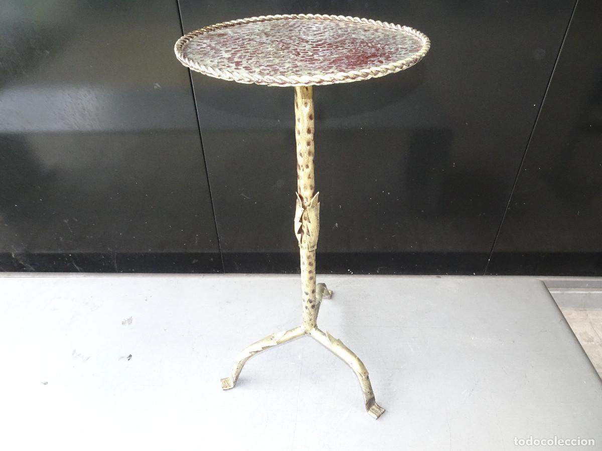 Antig&uuml;edades: Mesa Martini Vintage Hierro Forjado