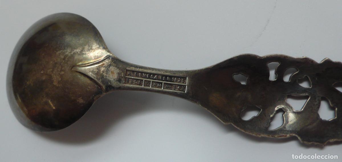 Antig&uuml;edades: Cuchara de plata esterlina - Foto 2