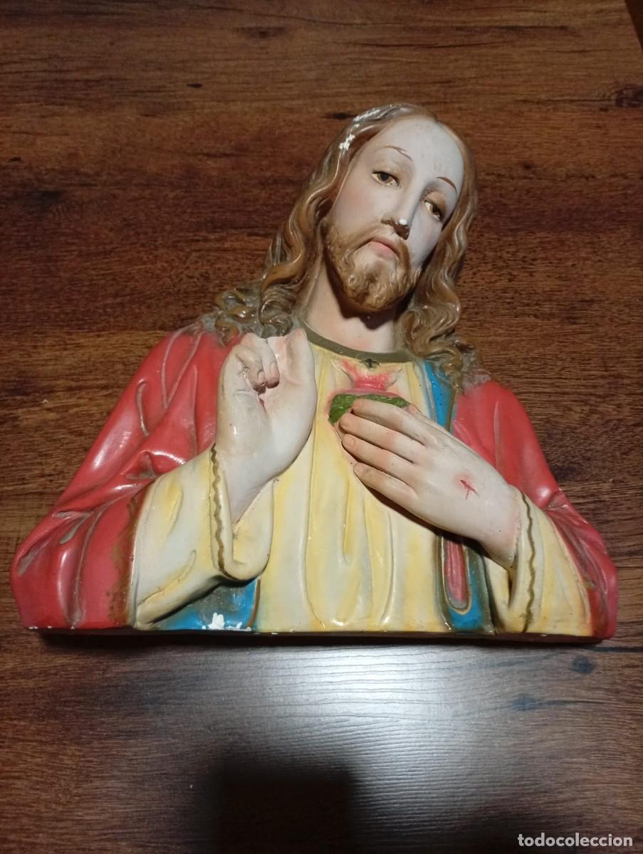 Antig&uuml;edades: Figura del Sagrado Coraz&oacute;n de Jes&uacute;s