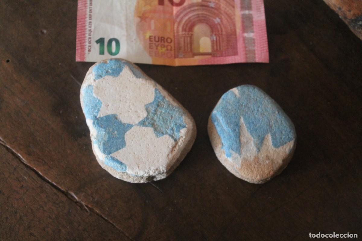 Antig&uuml;edades: AZULEJO MUDEJAR PINTADO A MANO; FRAGMENTO