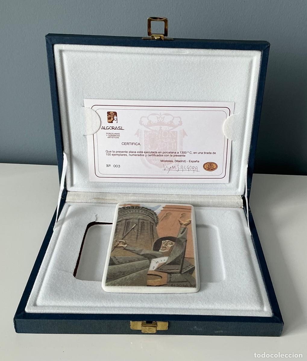Antig&uuml;edades: Placa Porcelana ALGORA - Edici&oacute;n Muy Limitada 003/100 - Certificada - M&oacute;stoles 1997