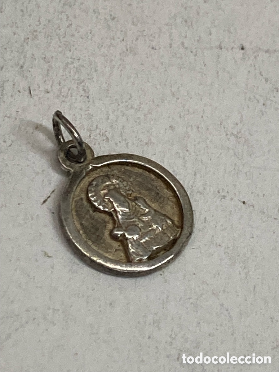 Antig&uuml;edades: Medalla de plata religiosa C577 - Foto 1