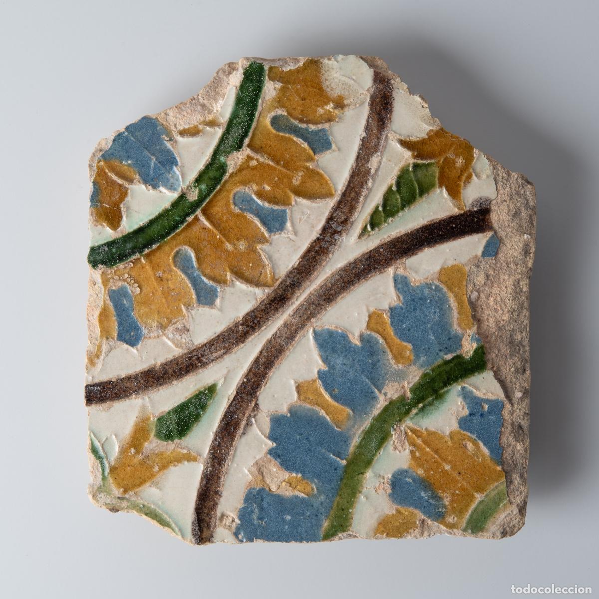 Antig&uuml;edades: Azulejo Toledo, Espa&ntilde;a - Siglo XVI - Arista/Cuenca