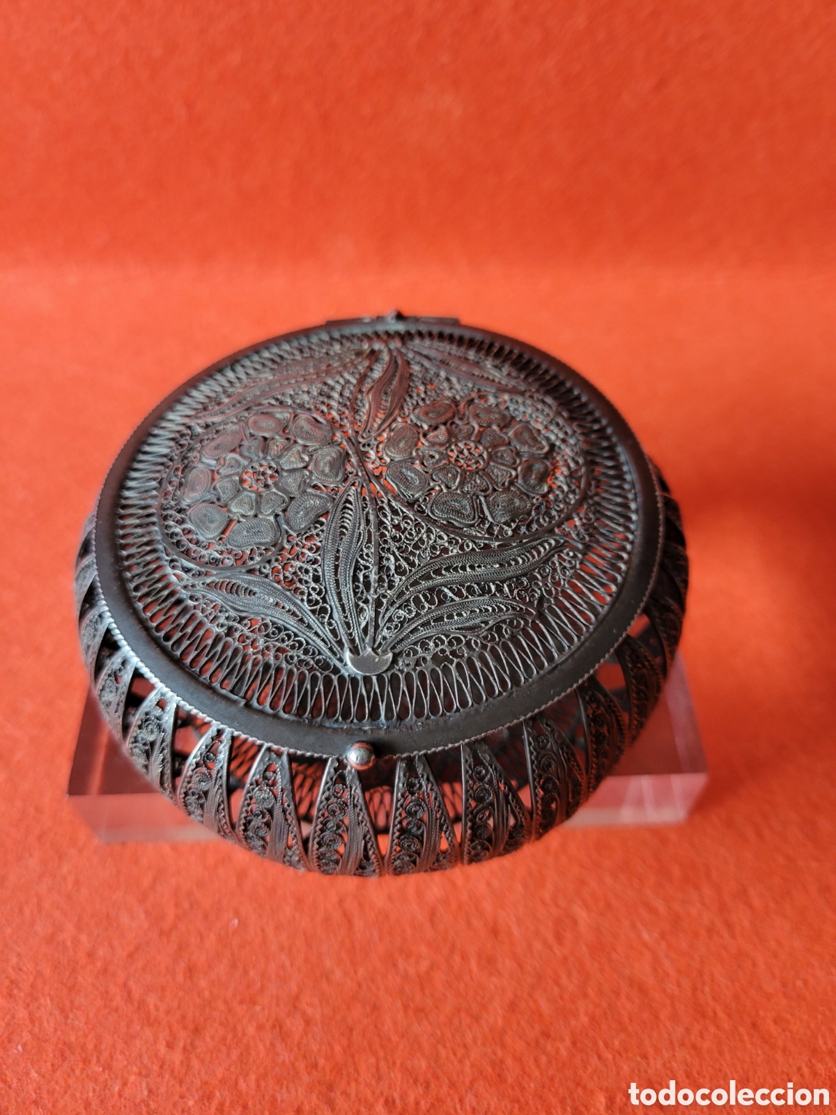 Antig&uuml;edades: CAJA FABRICADA EN FILIGRANA