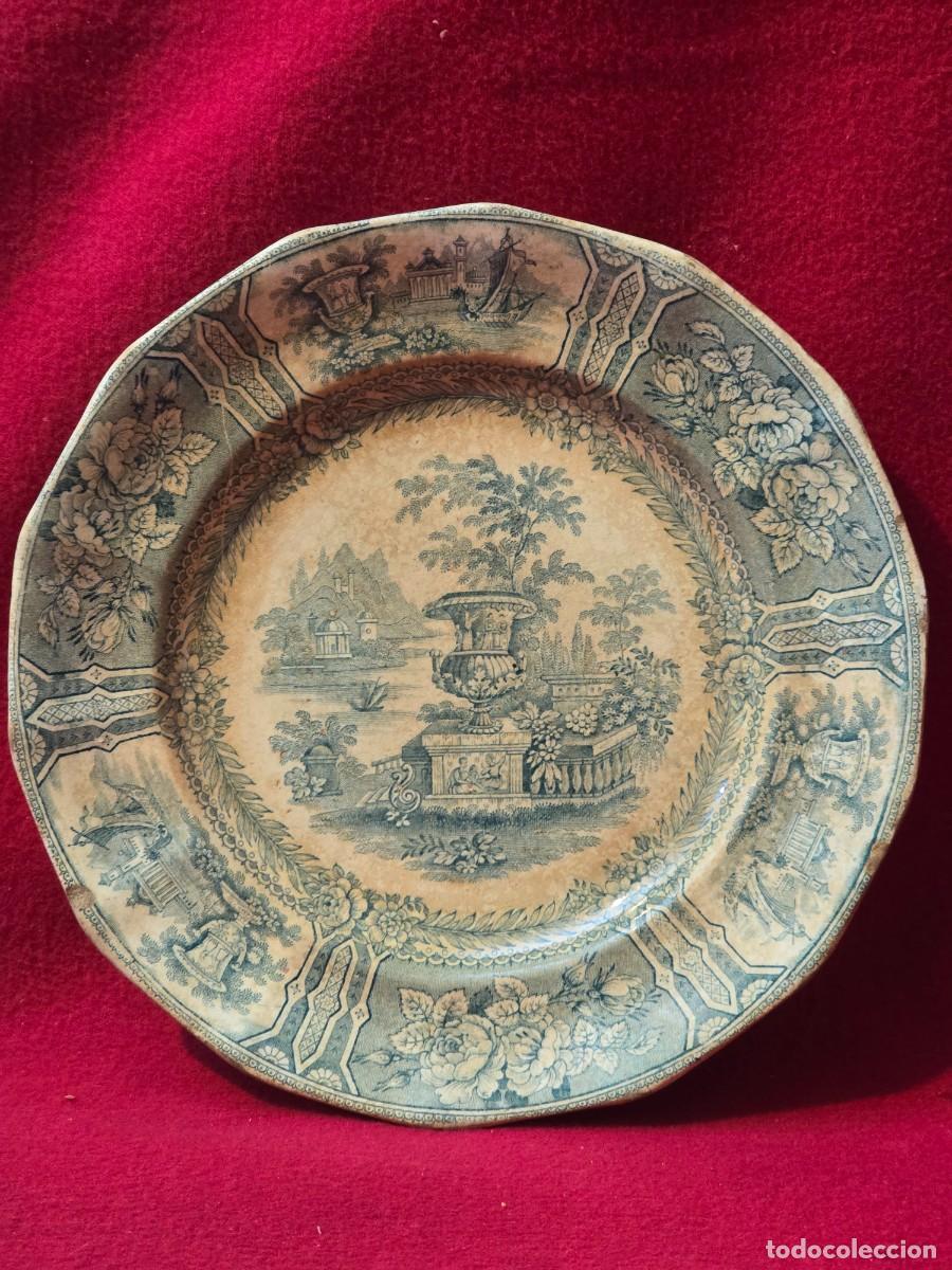 Antig&uuml;edades: PLATO DE CERAMICA DE SARGADELOS SERIE GONDOLA