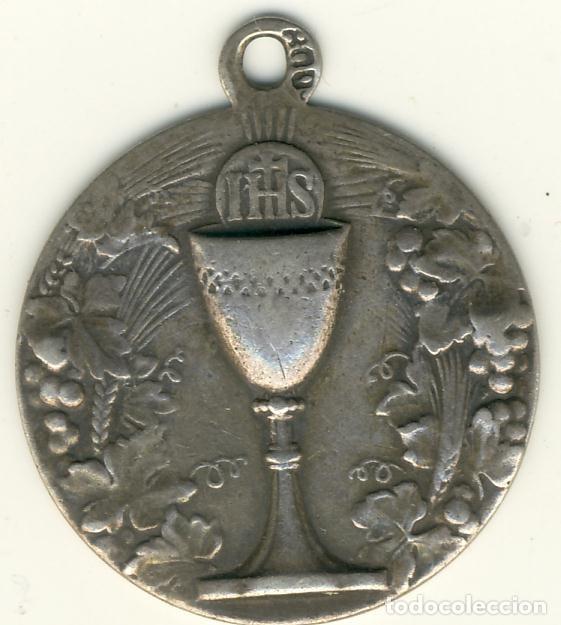 Antig&uuml;edades: MEDALLA RELIGIOSA FECHADA EN 1923 EN PLATA 800