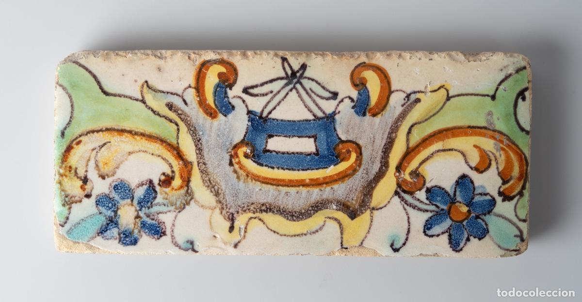 Antig&uuml;edades: Azulejo Valencia, Espa&ntilde;a - Siglo XVIII