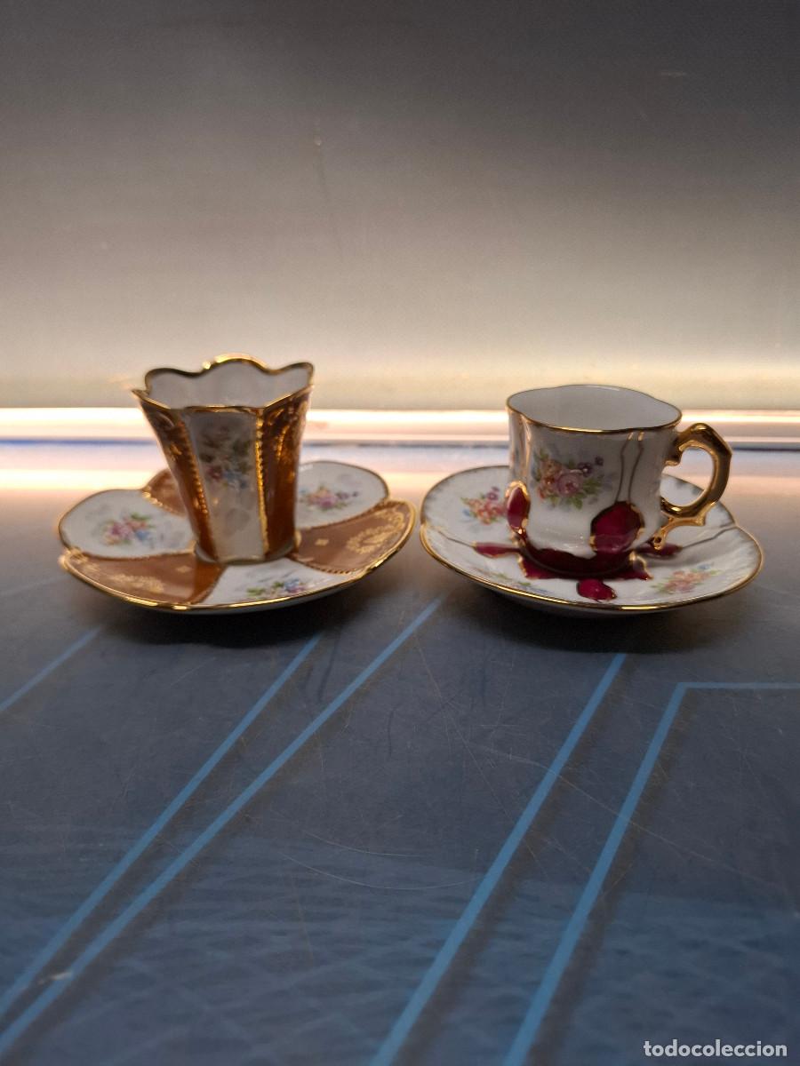 Antig&uuml;edades: Tazas Limoges, En buen estado