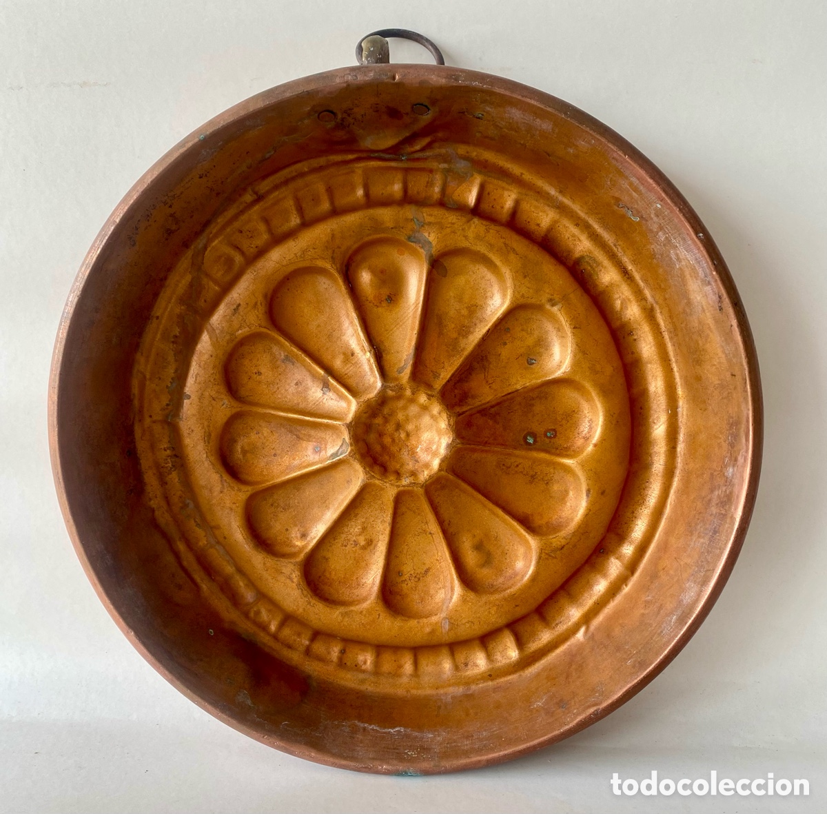 Antig&uuml;edades: Molde de cobre para reposteria