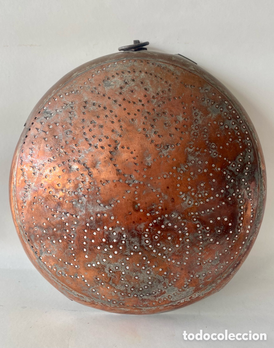 Antig&uuml;edades: Antiguo molde de reposteria de cobre Principios Siglo XX