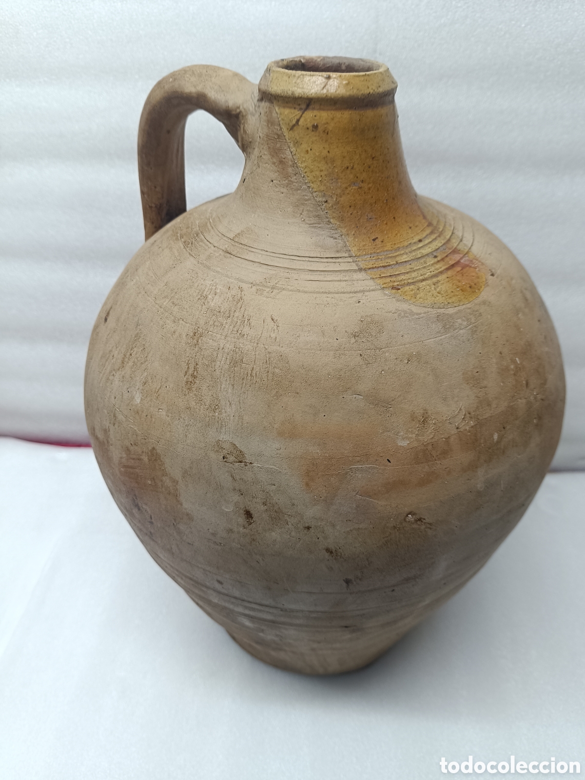 Antig&uuml;edades: C&Aacute;NTARO DE NAVARRETE. CER&Aacute;MICA BARRO NAVARRETE (LA RIOJA). ALFARERIA RIOJANA.42 CM ALTURA