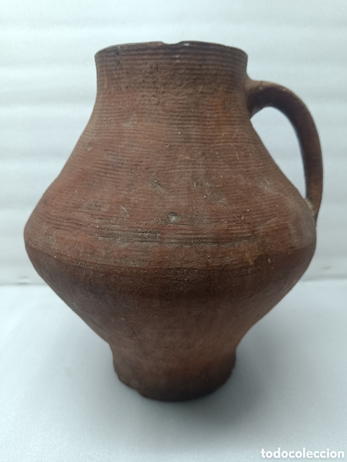 Antig&uuml;edades: ALFARERIA ARAGONESA. C&Aacute;NTARO DE SESTRICA BOCA GRANDE.35 CM