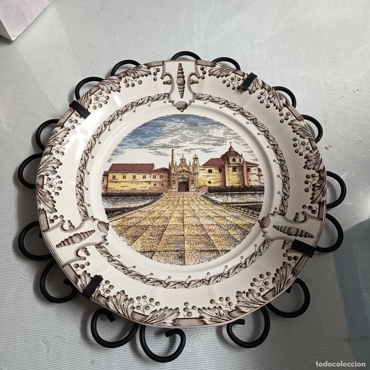 Antig&uuml;edades: Plato cer&aacute;mica Cartuja de Sevilla