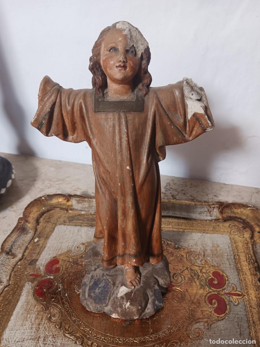 Antig&uuml;edades: Ni&ntilde;o jesus antiguo de olot - Foto 1