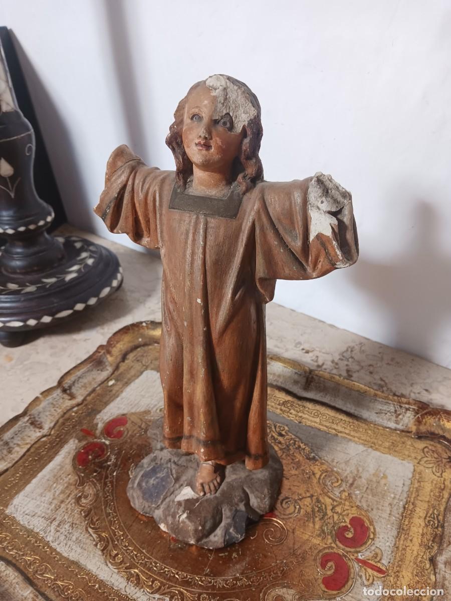Antig&uuml;edades: Ni&ntilde;o jesus antiguo de olot - Foto 2