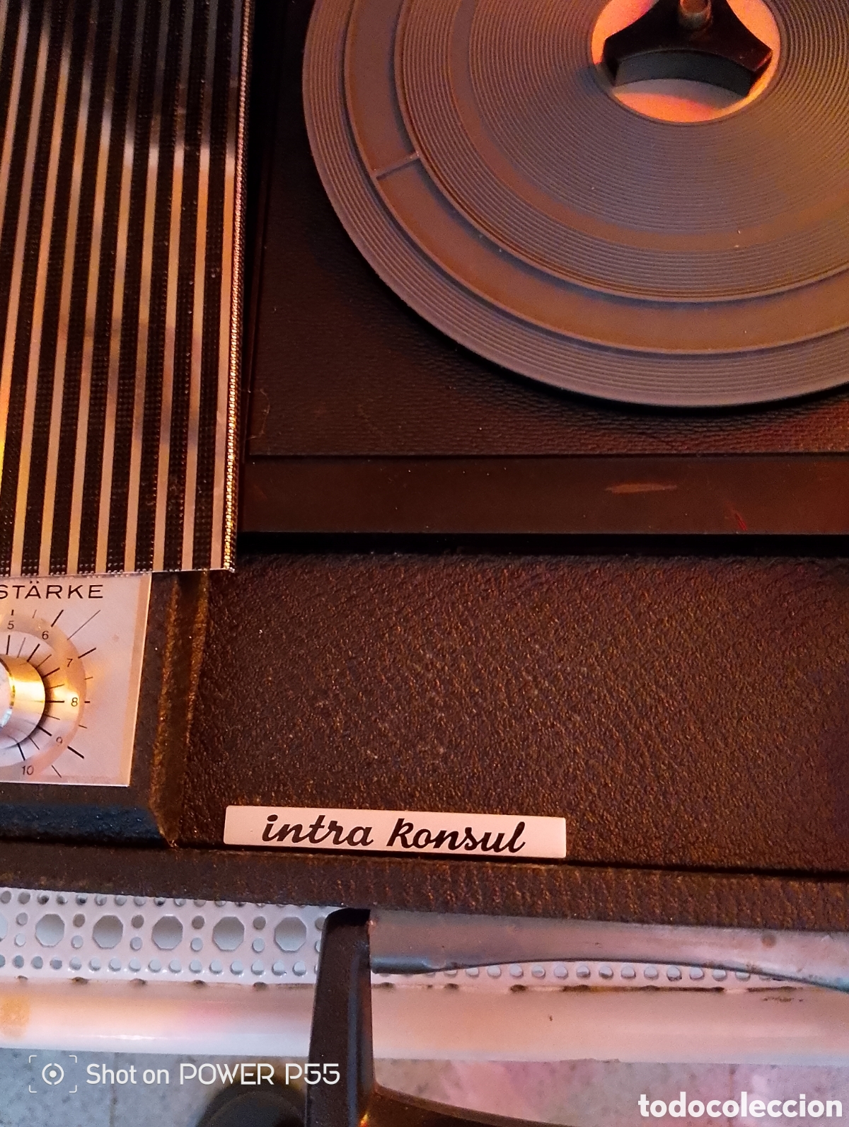 Antig&uuml;edades: Tocadiscos plato antiguo - Foto 3