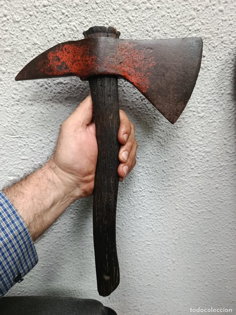 Antig&uuml;edades: Espectacular hacha antigua de bomberos Americana?