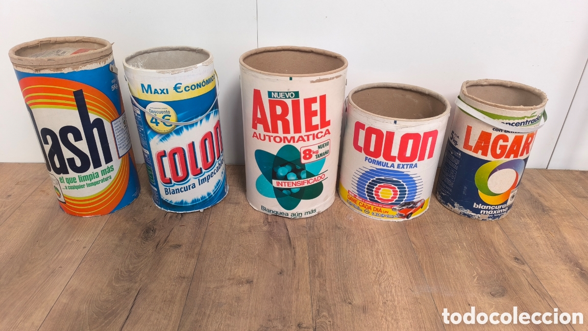 Antig&uuml;edades: BOTES DE DETERGENTES ANTIGUOS a 25 e cada uno