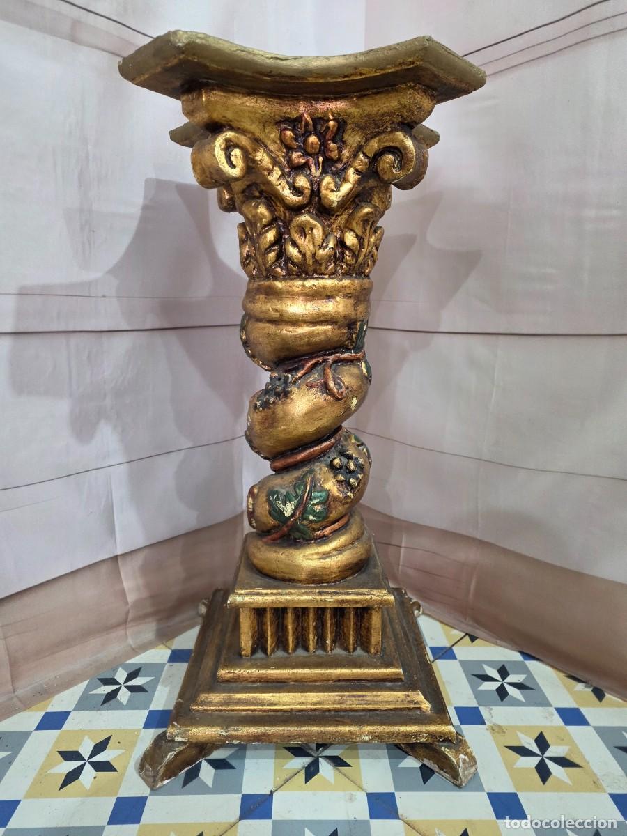 Antig&uuml;edades: Par de columnas salom&oacute;nicas de estilo barroco - Foto 4