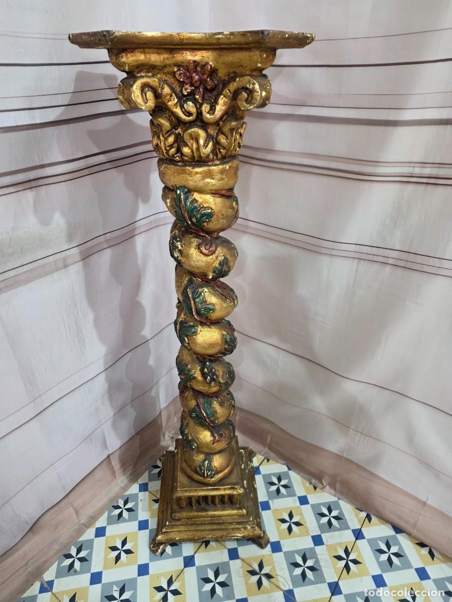 Antig&uuml;edades: Par de columnas salom&oacute;nicas de estilo barroco - Foto 6