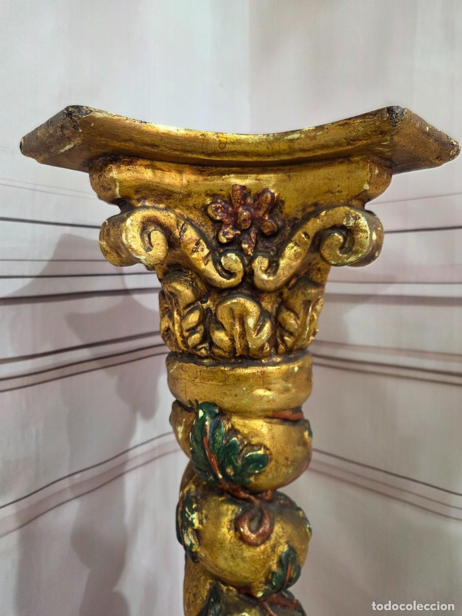 Antig&uuml;edades: Par de columnas salom&oacute;nicas de estilo barroco - Foto 8