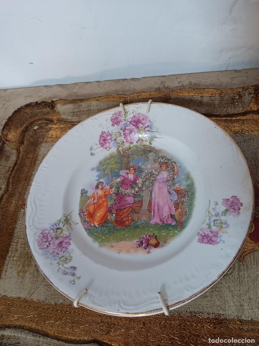 Antig&uuml;edades: plato decorativo romantico