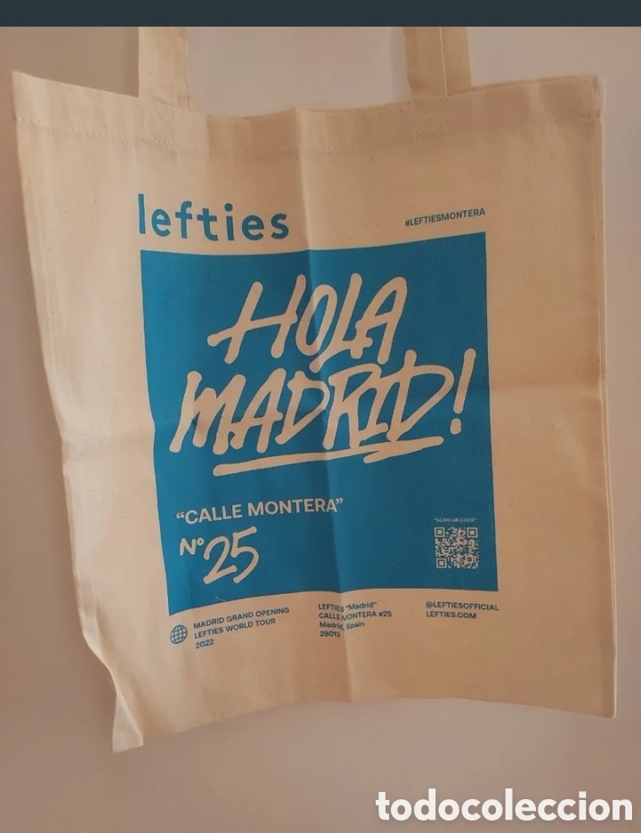 Antig&uuml;edades: Bolsa Hola Madrid Lefties - Foto 3