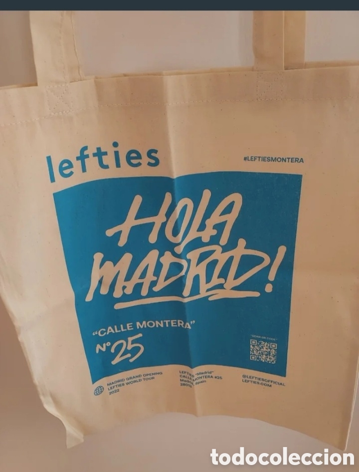 Antig&uuml;edades: Bolsa Hola Madrid Lefties - Foto 5