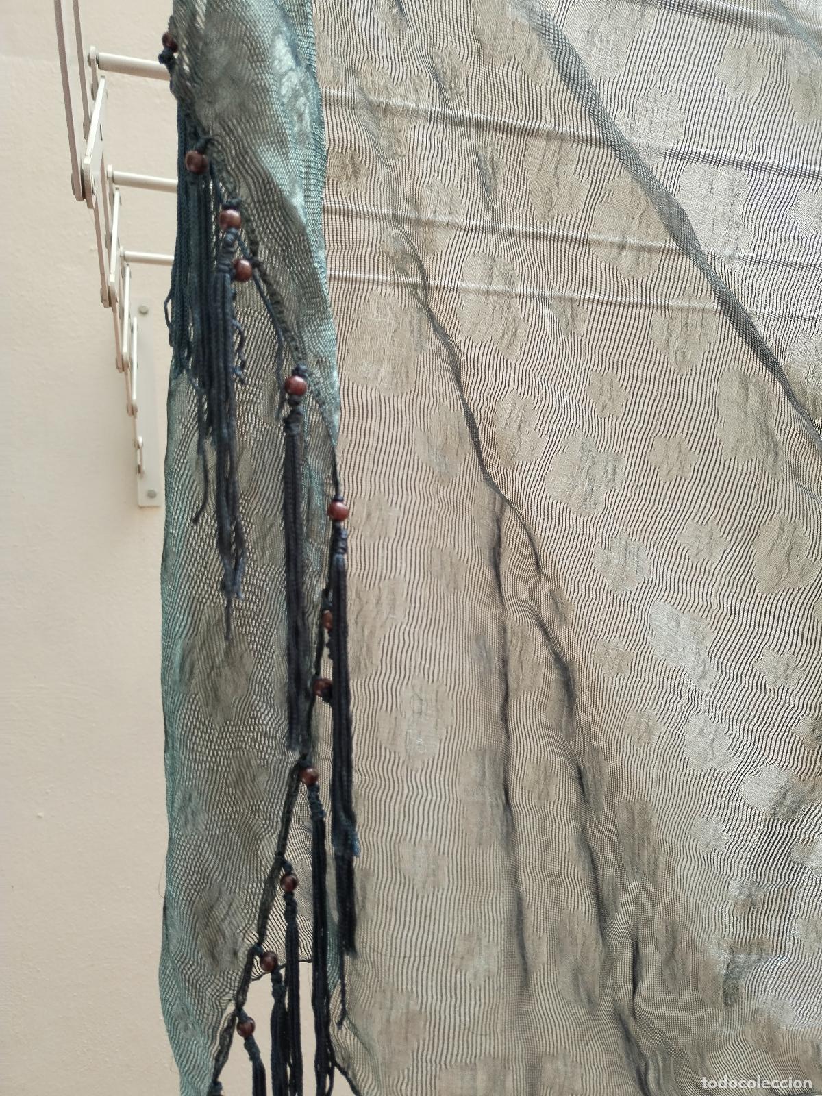 Antig&uuml;edades: chal con flecos vintage - Foto 3