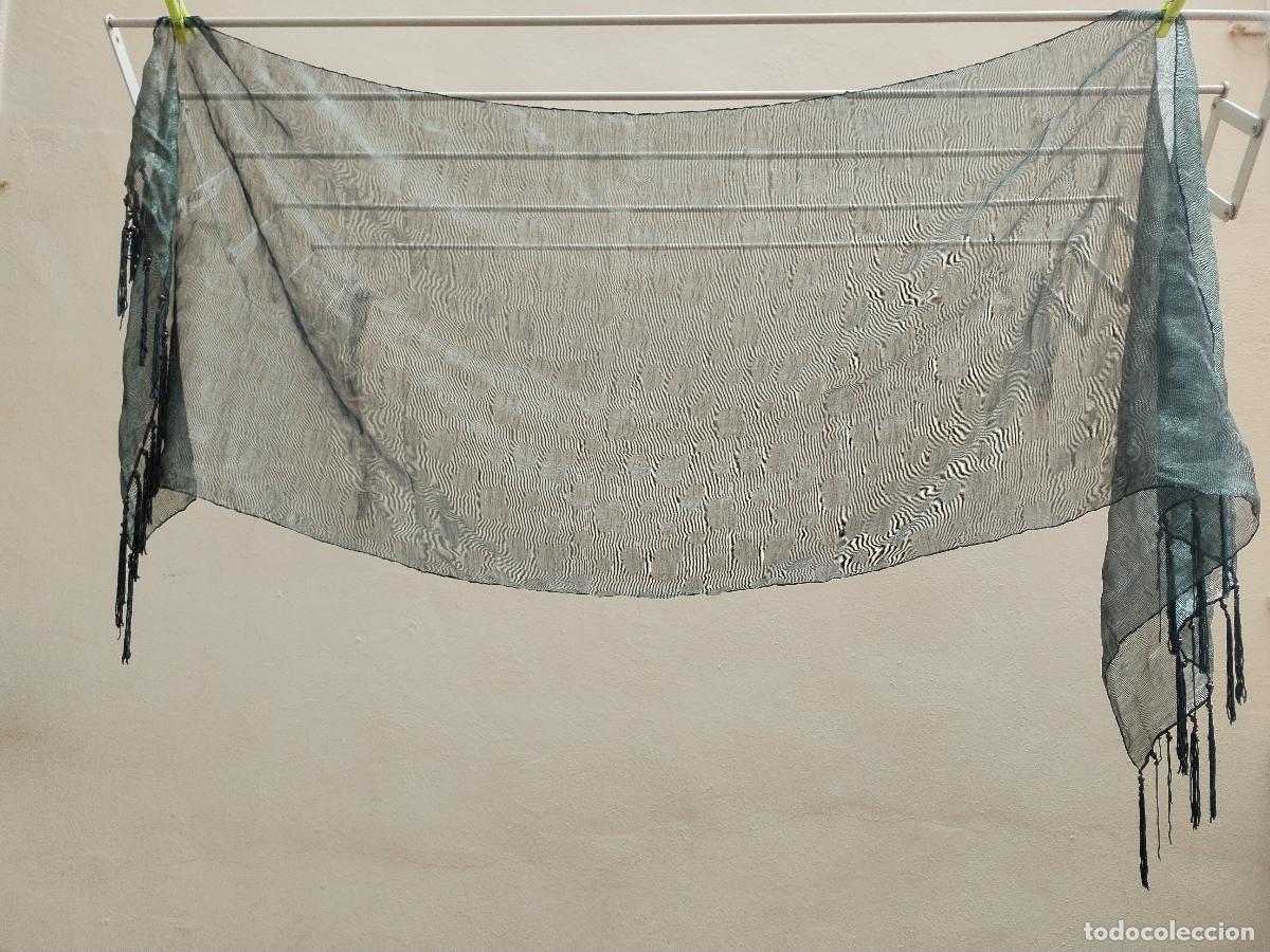 Antig&uuml;edades: chal con flecos vintage - Foto 7
