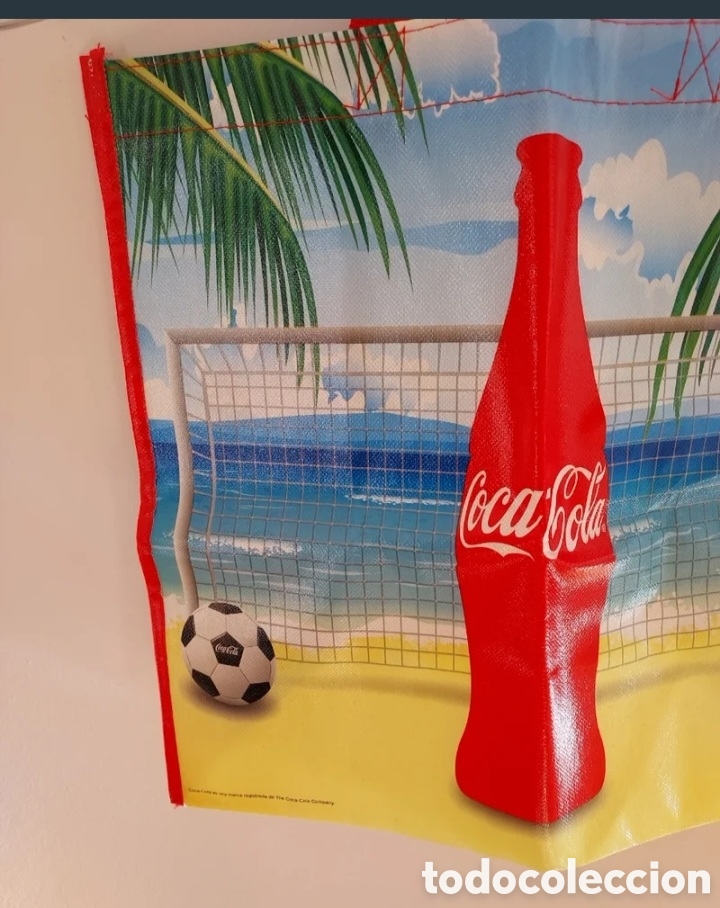 Antig&uuml;edades: Bolsa Coca Cola Pl&aacute;stico - Foto 3