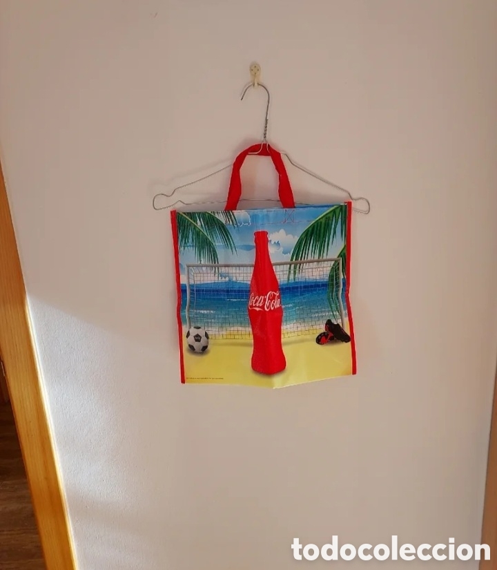 Antig&uuml;edades: Bolsa Coca Cola Pl&aacute;stico - Foto 1