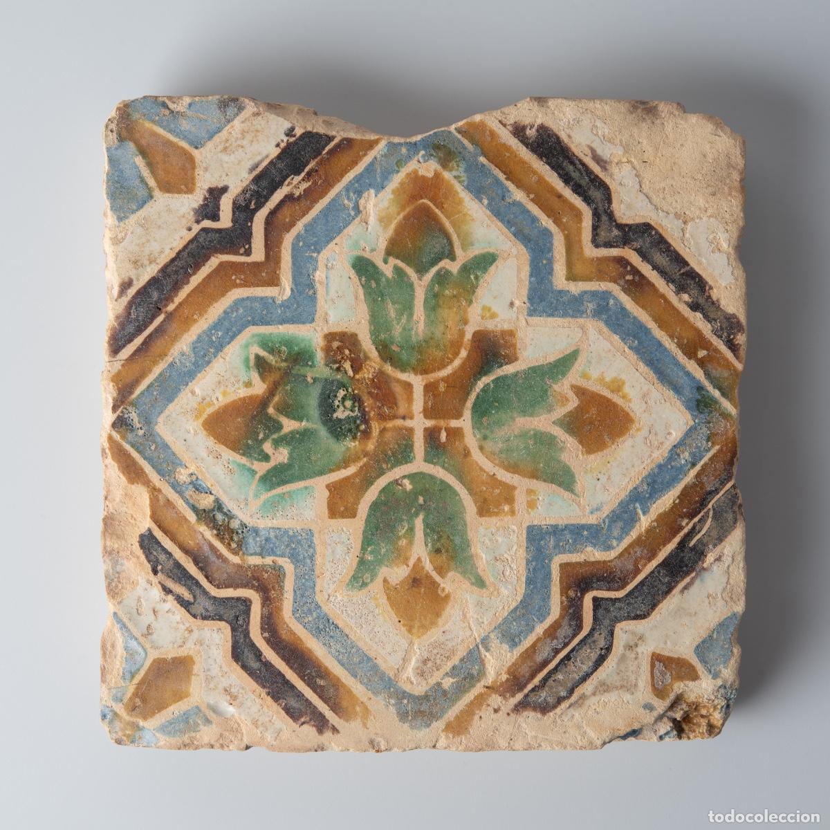 Antig&uuml;edades: Azulejo Sevilla, Espa&ntilde;a - Siglo XVI