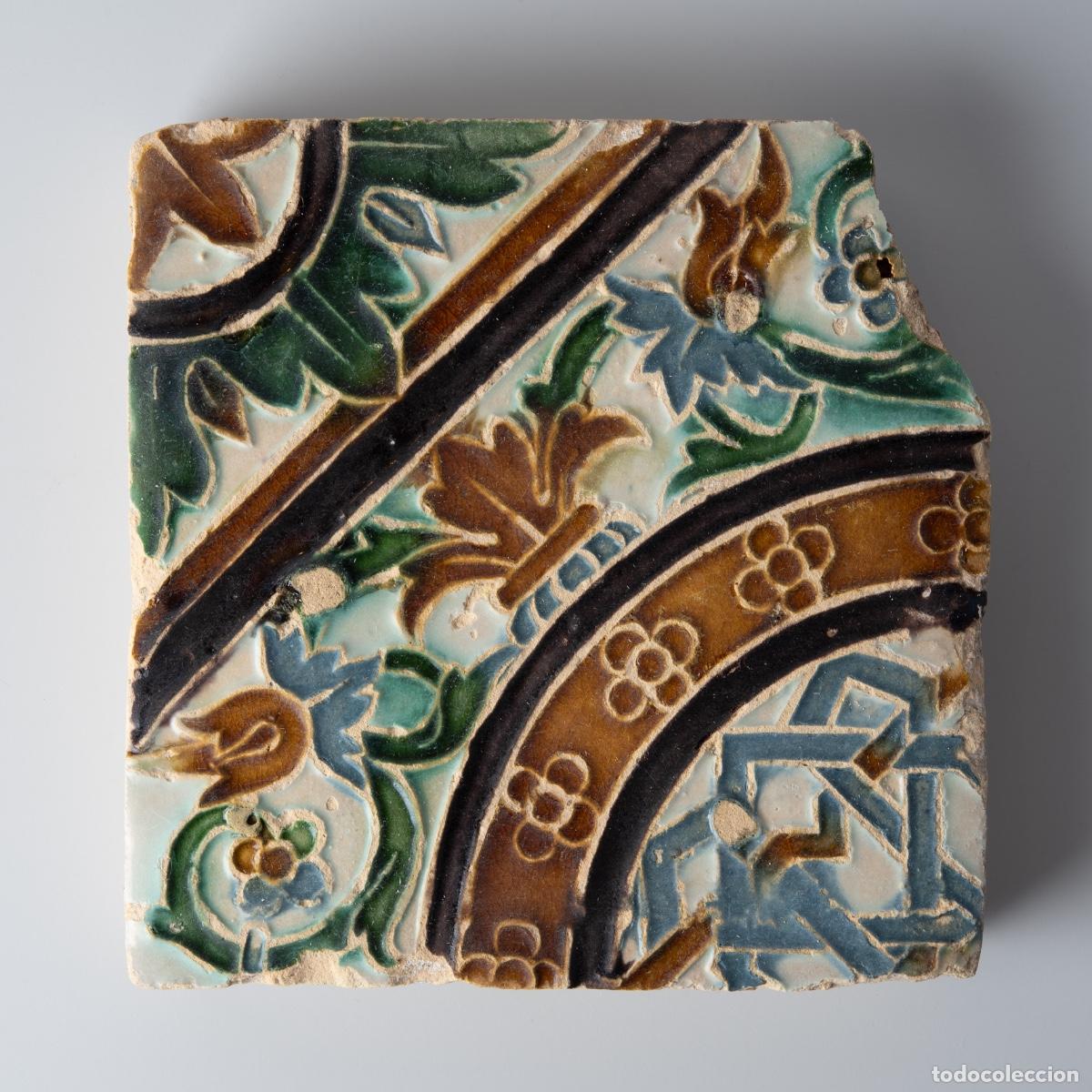 Antig&uuml;edades: Azulejo Sevilla, Espa&ntilde;a - Siglo XVI