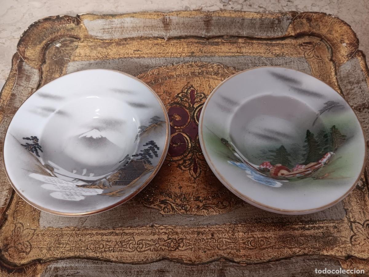 Antig&uuml;edades: pieza de vajilla de porcelana japonesa vintage con la marca &rdquo;Sanko China&rdquo; de Kobe.Origen: Estas piez