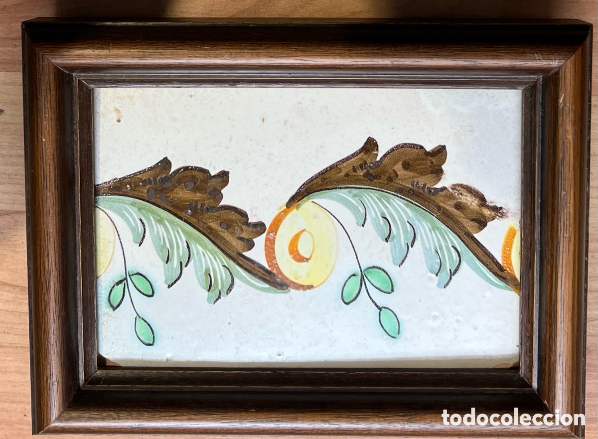 Antig&uuml;edades: AZULEJO VALENCIANO SIGLO XVIII. CENEFA