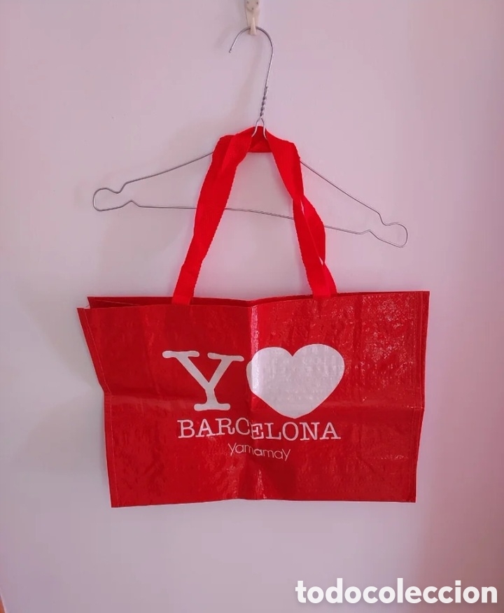 Antig&uuml;edades: Bolsa Barcelona roja - Foto 2