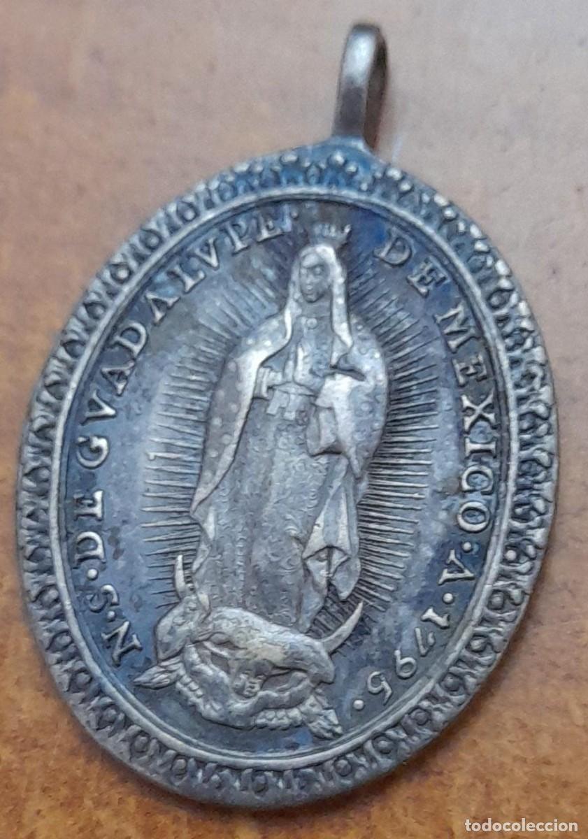 Antig&uuml;edades: MEDALLA DE NUESTRA SE&Ntilde;ORA DE GUADALUPE DE M&Eacute;XICO, 1795